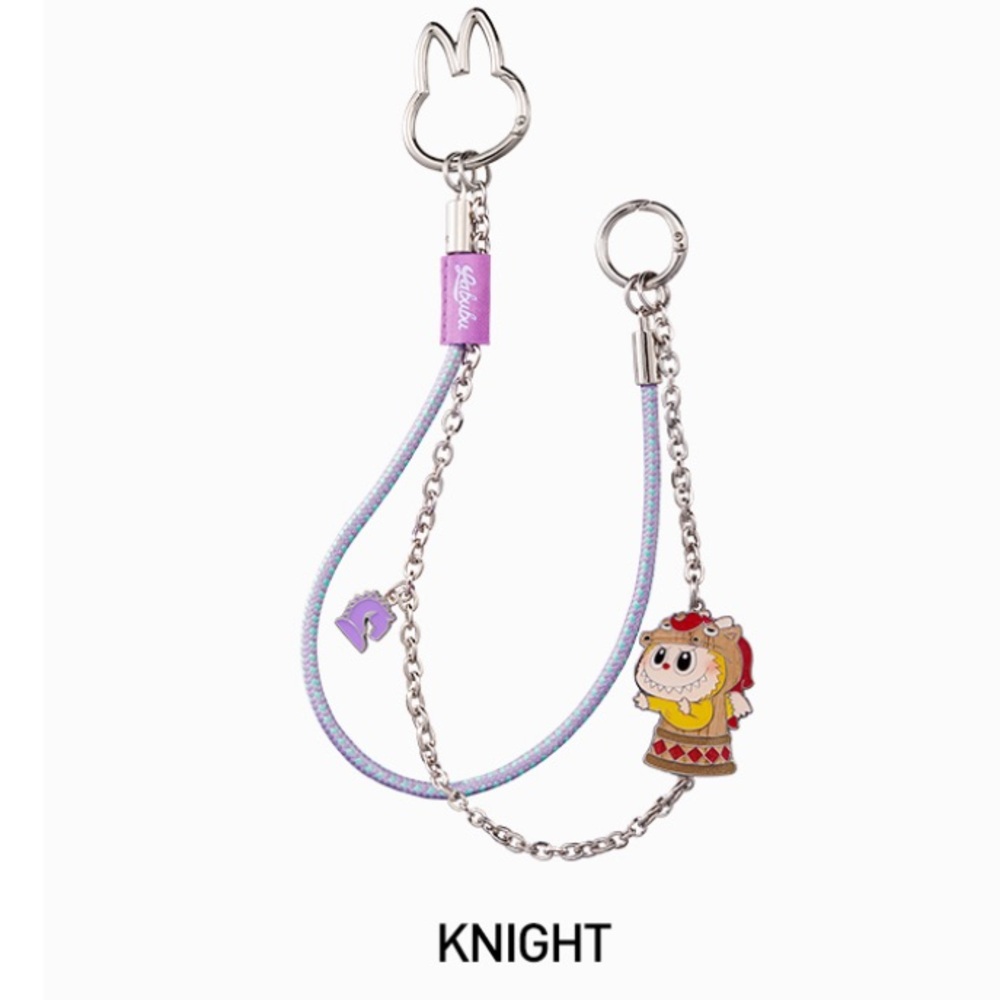Pop Mart Labubu THE MONSTERS Let's Checkmate Series Pendant Blind Box KNIGHT
